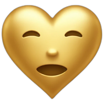 golden heart emoji