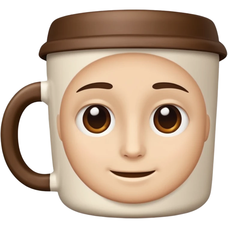 less details on the face, maybe a mix of the cup with 🙂 emoji
