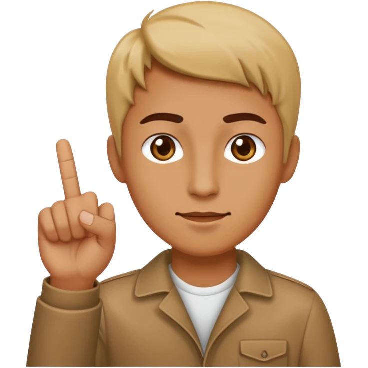 Face with middle finger emoji