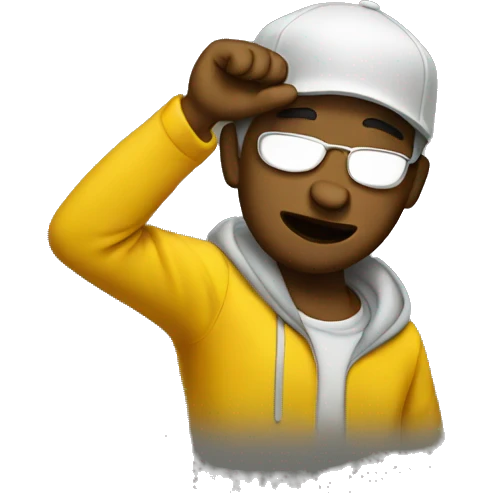 man dabbing  emoji