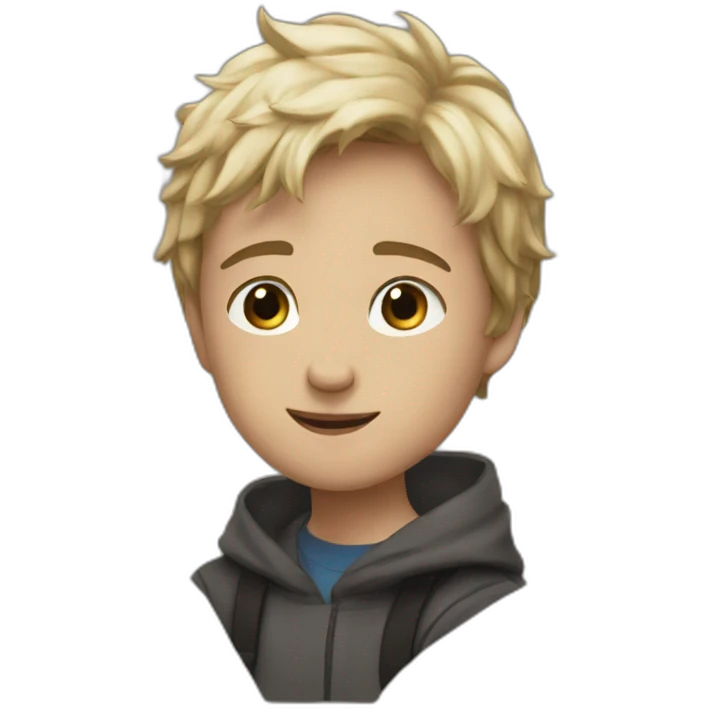 Normane and kid emoji