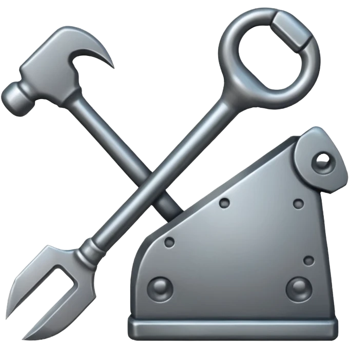 iron tools emoji