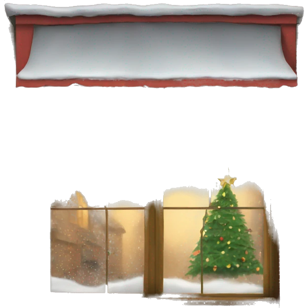 Christmas window emoji