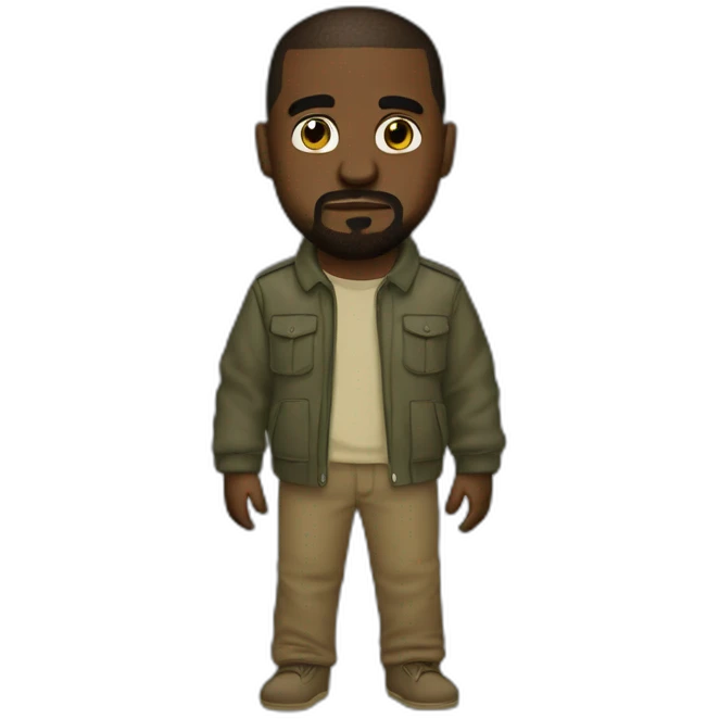Kanye West reptilian  emoji