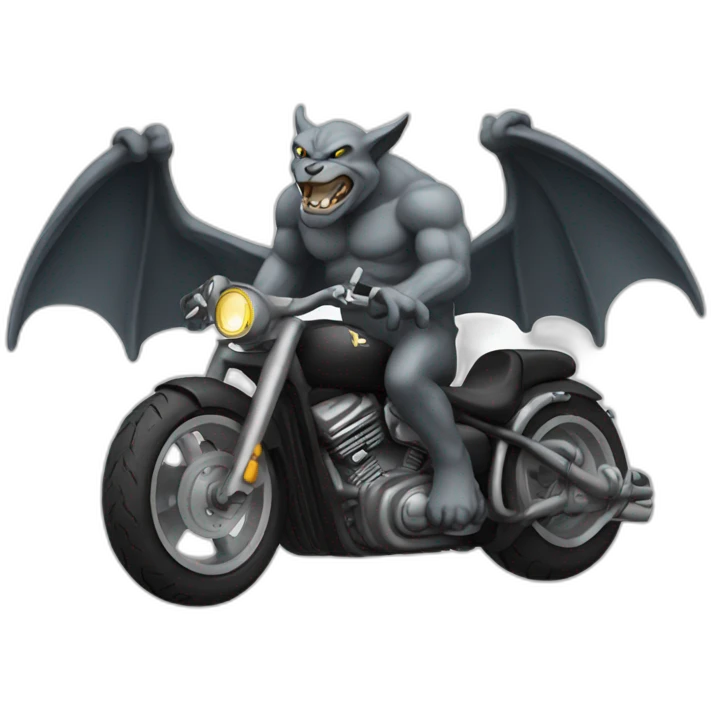 biker gargoyle emoji