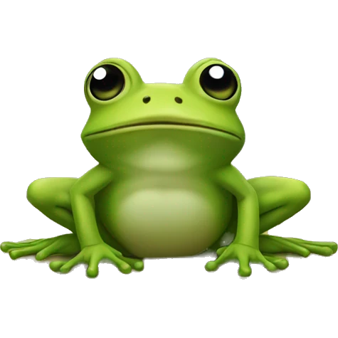 frog in a room emoji