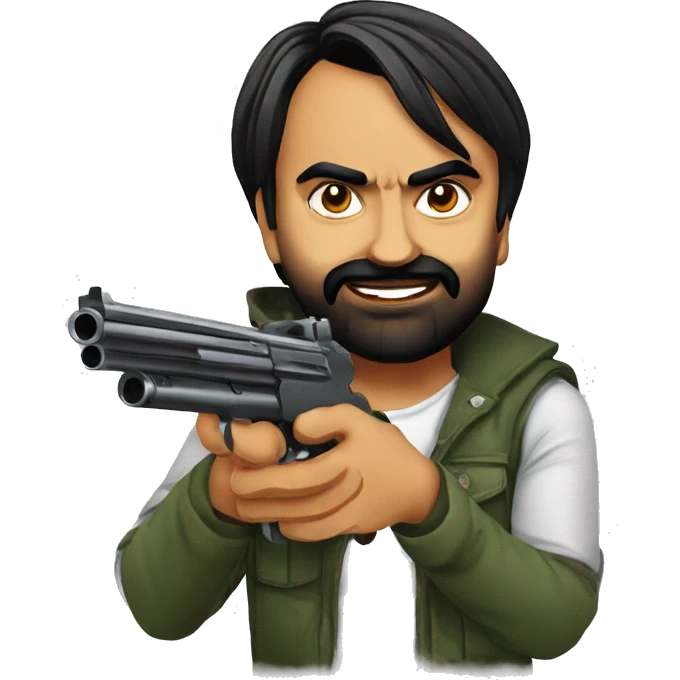 babbu maan punjabi singer holding gun emoji