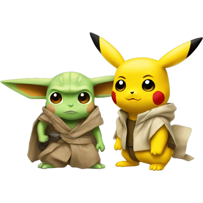 Pikachu with Yoda  emoji