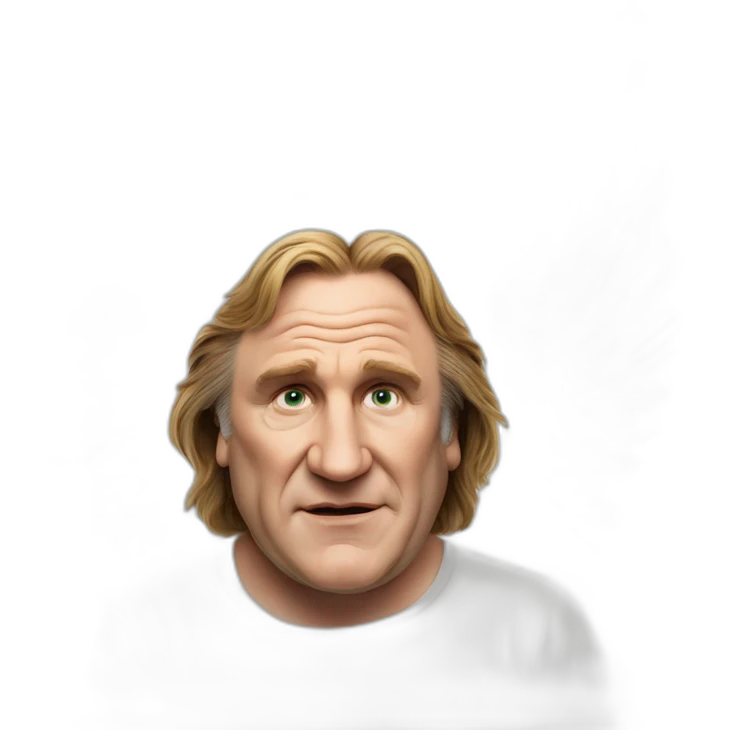 Gérard Depardieu Become an angel emoji