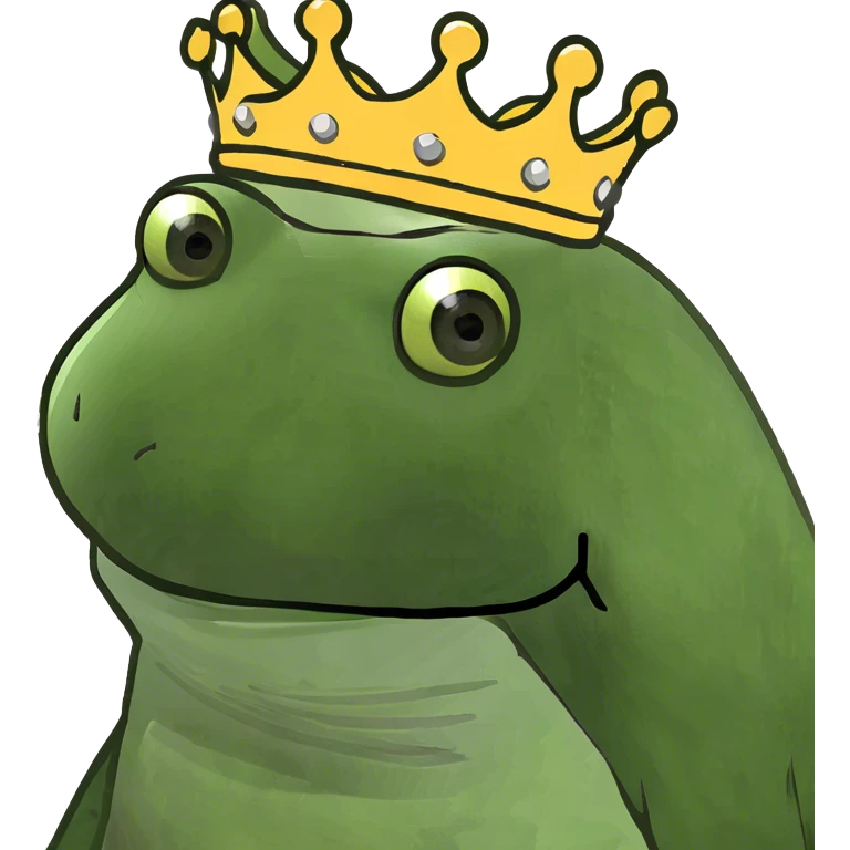 Wearing a crown emoji