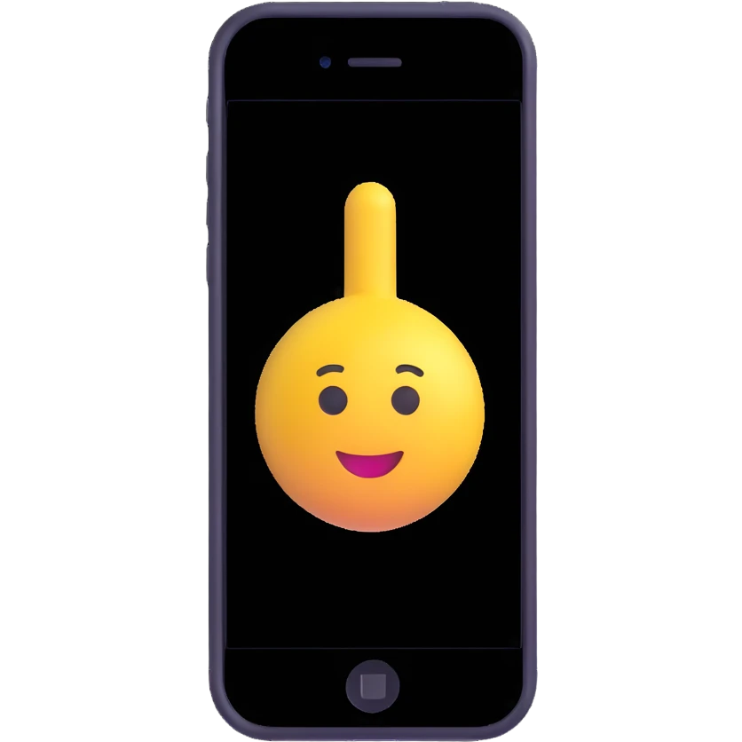 iPhone emoji, simple and recognizable emoji