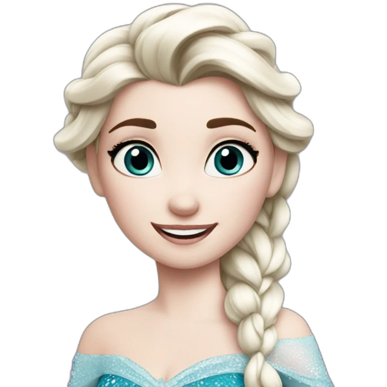 Elsa from Disney emoji