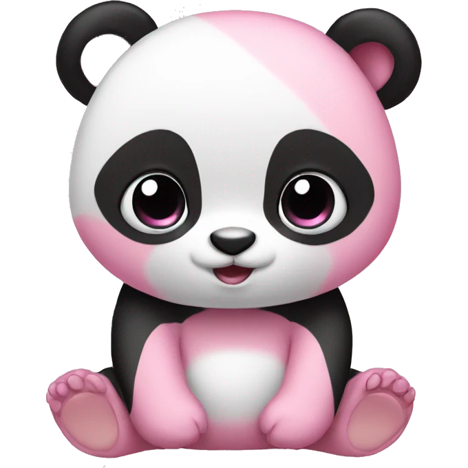Baby pink panda  emoji