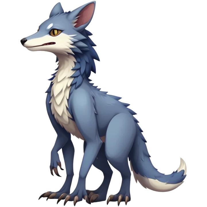 Modern Feral Cute Vernid-Sergal-Trico-species by LiLaiRa full body emoji