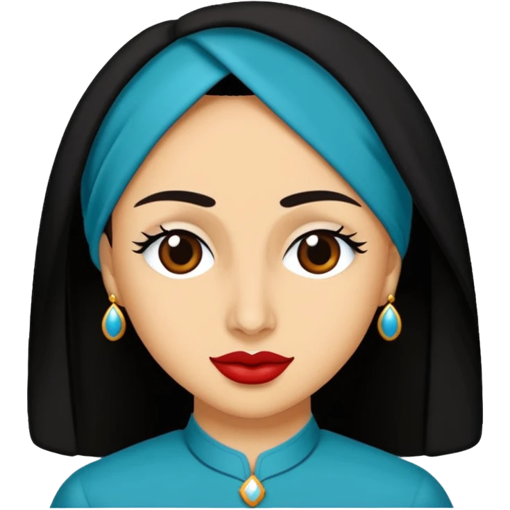 Türk bayrağı ama turkuaz rengi tamamı. Sade olsun. emoji