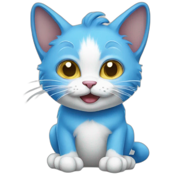 Smurf cat emoji