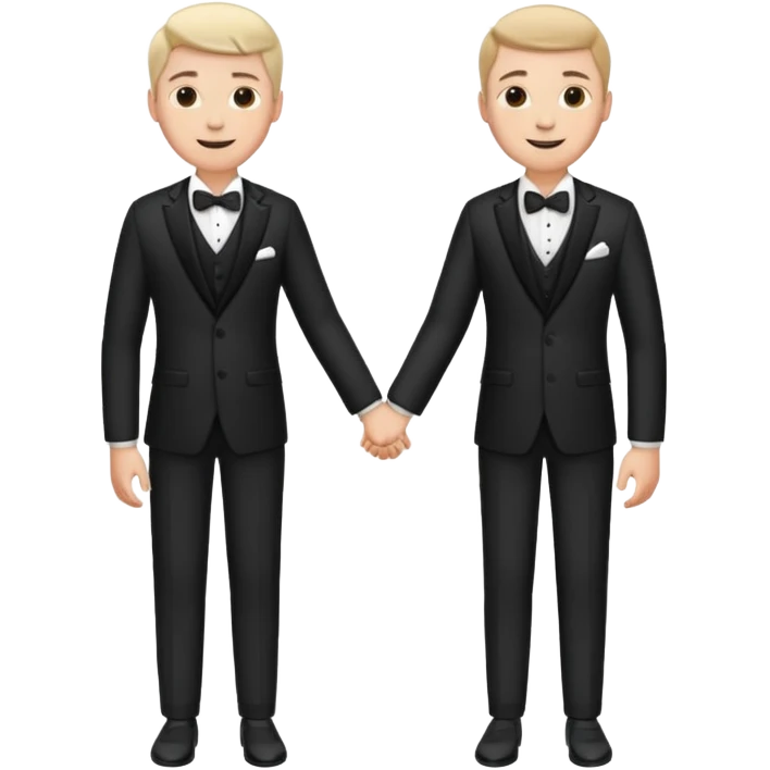 Gay civil partners cerelony in UK emoji