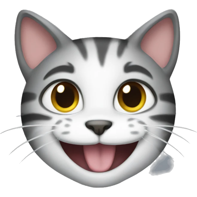 Cat smiling emoji