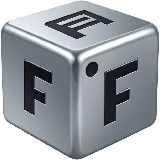cube with F11# letters on it emoji