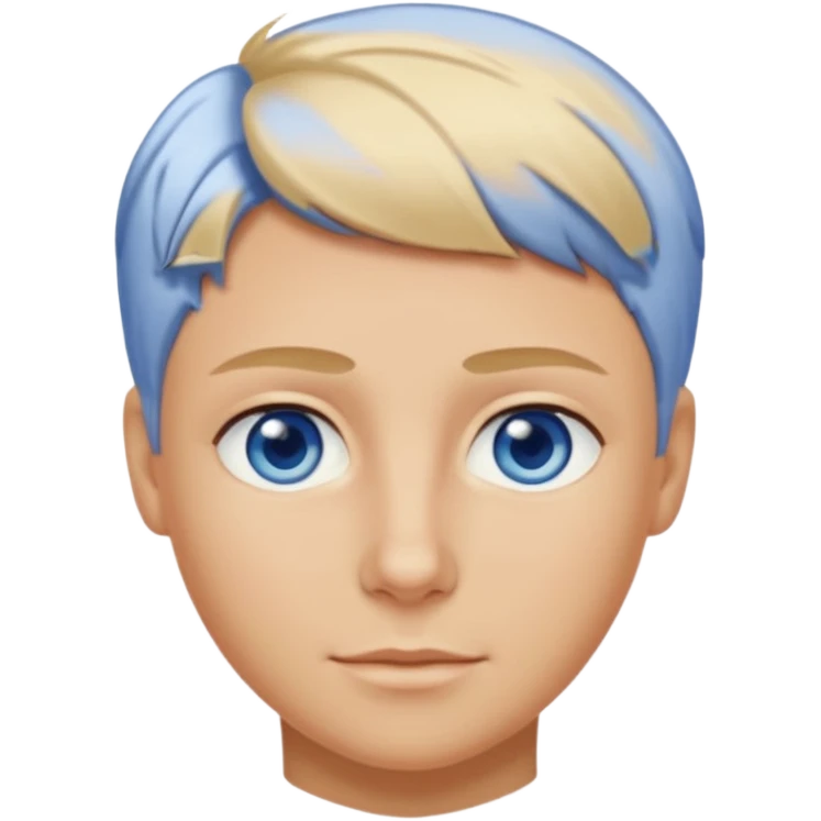 short blond hair blue eyes 5ft 9 140lbs Italian emoji