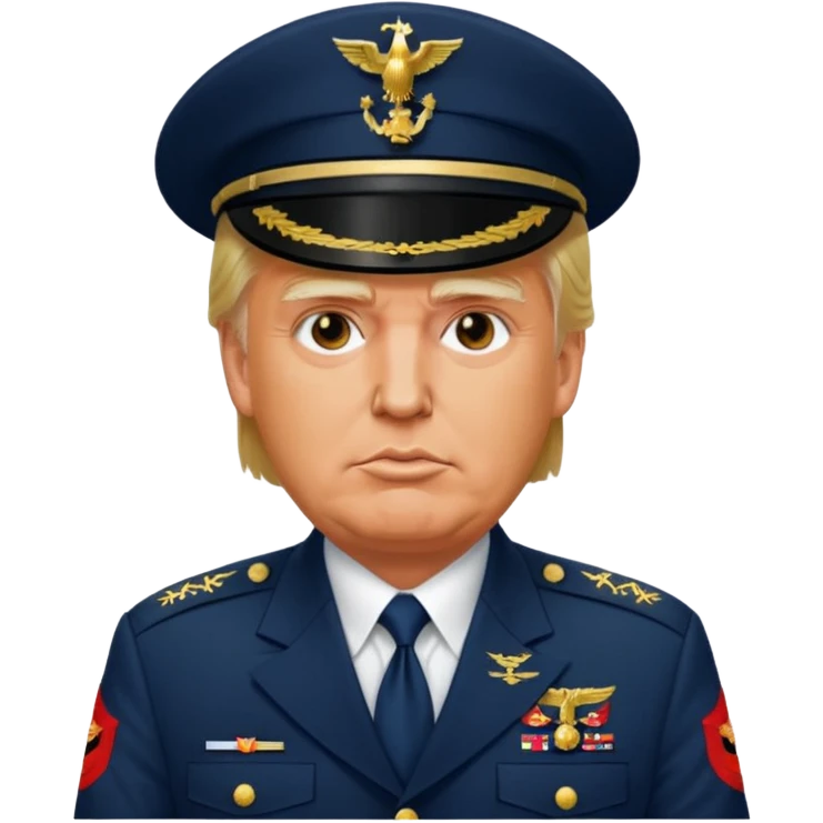 Trump in Marine corp camis emoji