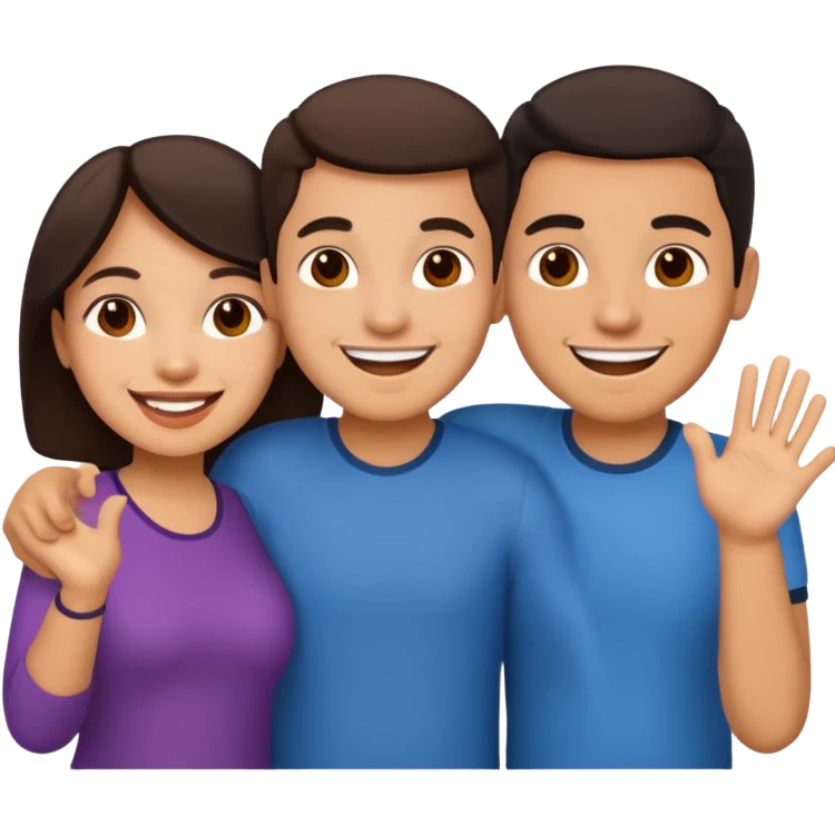 latinos 3 perosnas emoji