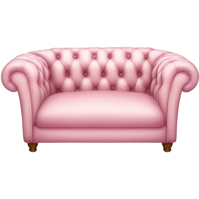 Pastel pink Chesterfield emoji
