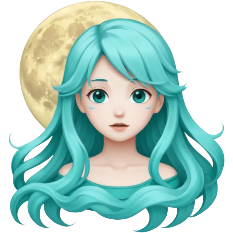 Hazy moon miku emoji