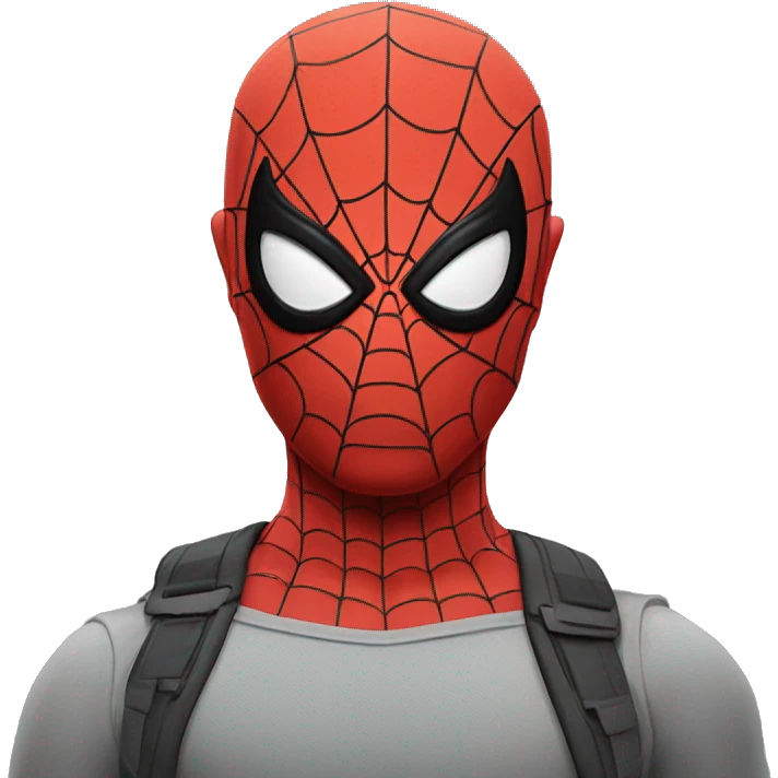 Unenthusiastic spider man emoji
