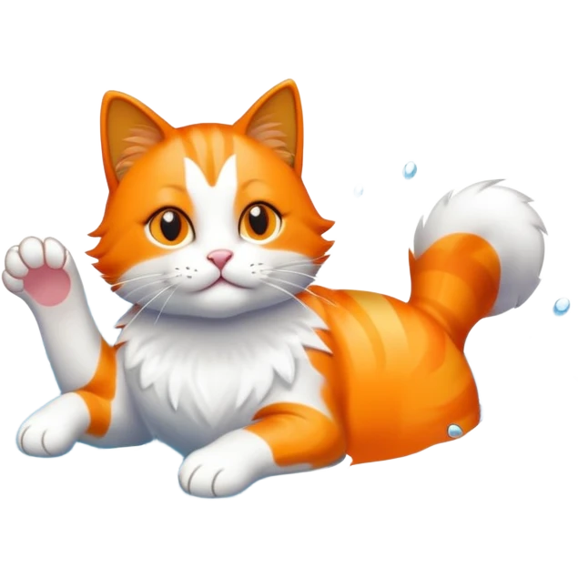 Cat fishing emoji