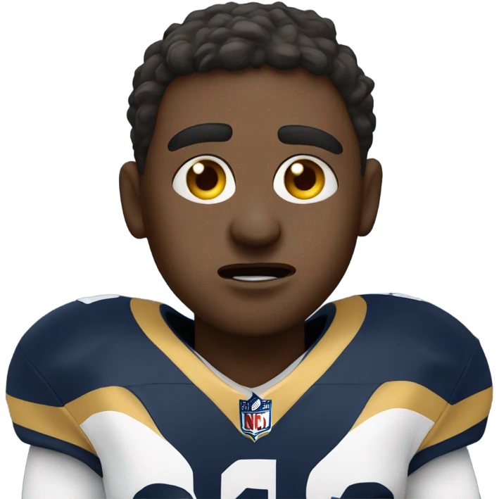 Rams fan crying emoji