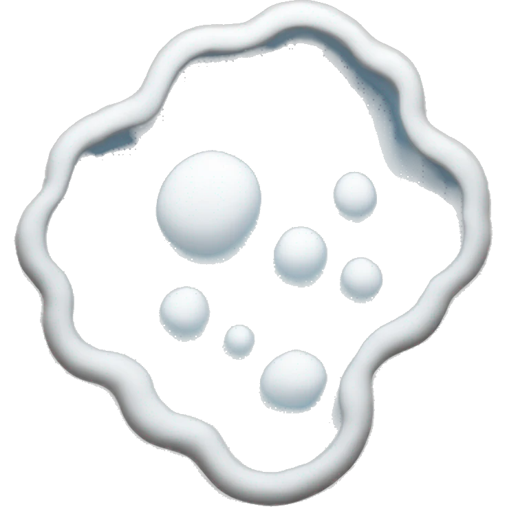 White puddle emoji