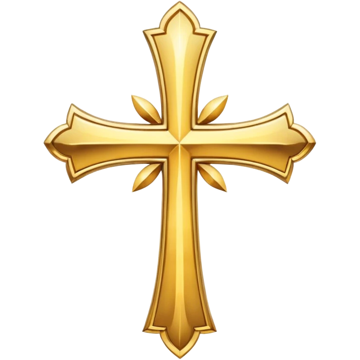 Golden cross emoji