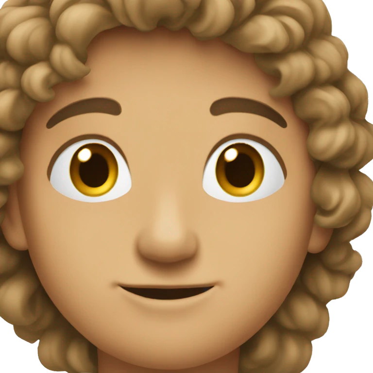 Коричневый пудель  emoji