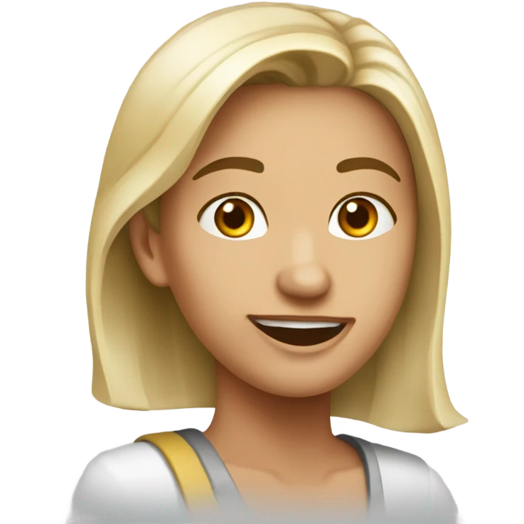 Девушка стоматолог брюнетка  emoji