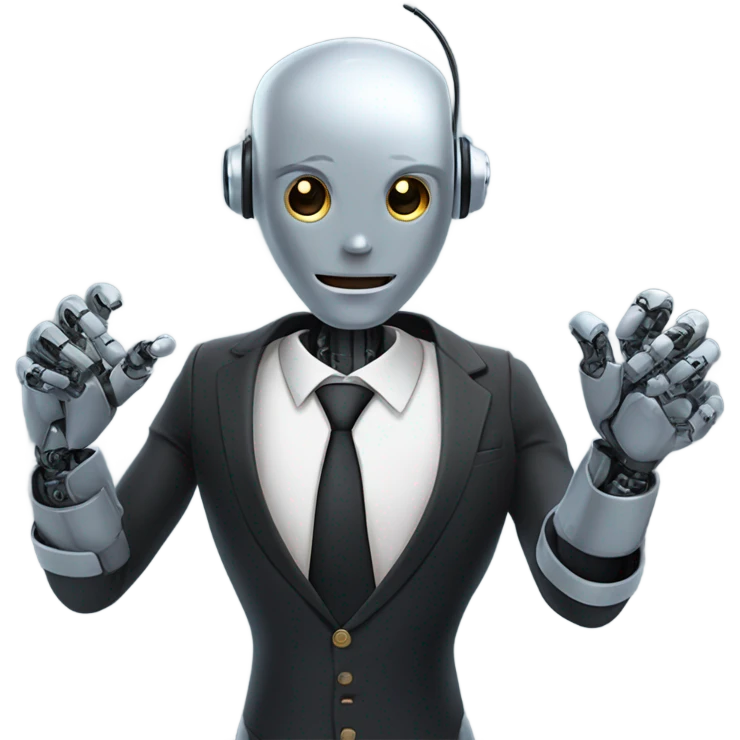 Robot politician  emoji