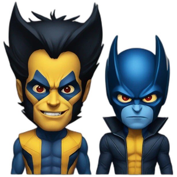 nightcrawler and wolverine emoji
