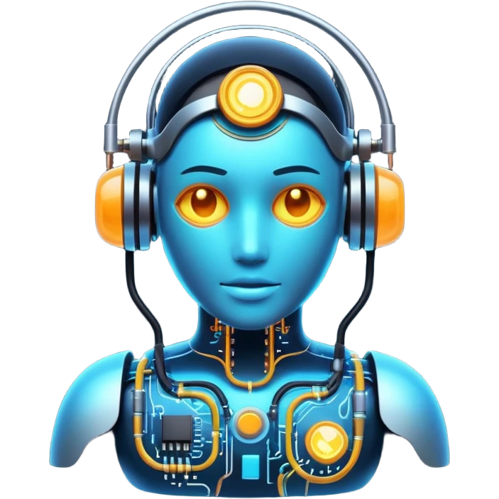 AI with thinking emoji