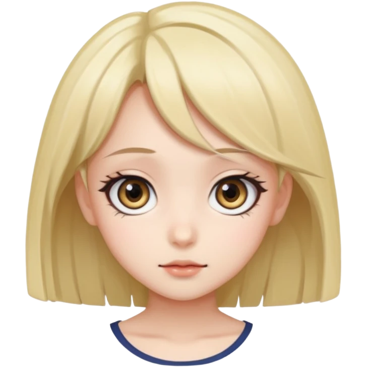i want a anime style girl emoji