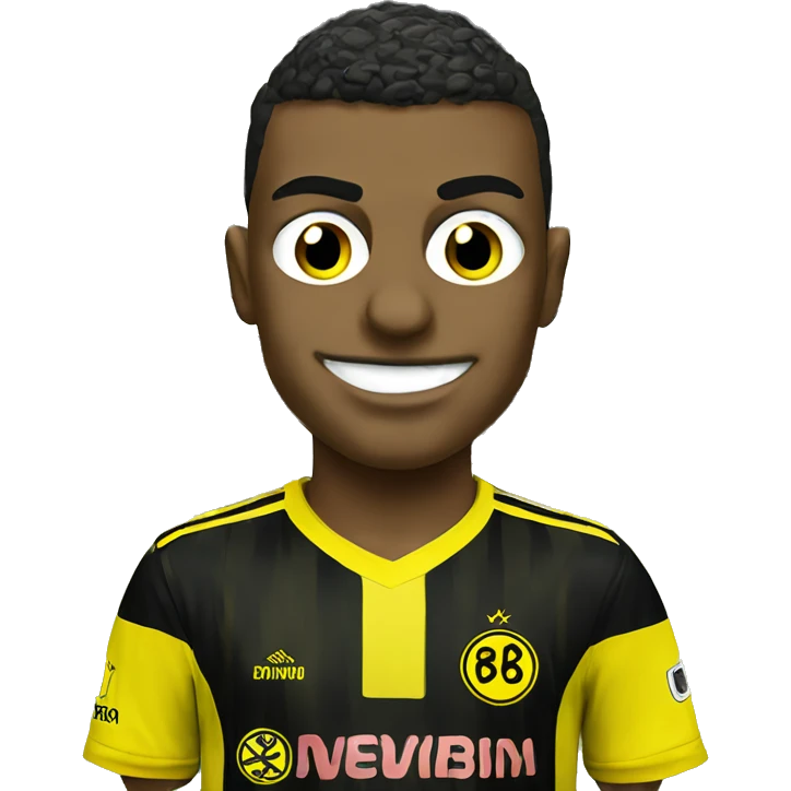 Pepe in a Borussia dortmund jersey  emoji