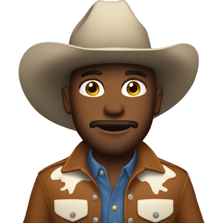 White skin Cowboy on red carpet  emoji