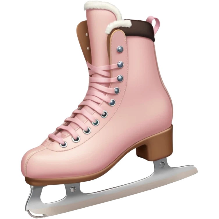 Beige and light pink I’ve skates emoji
