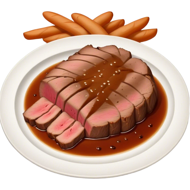 Exhausted roast beef emoji