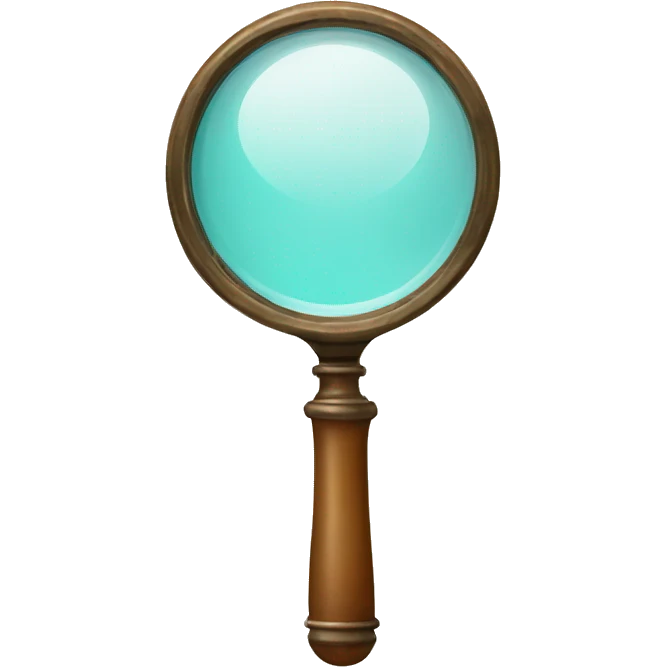MAGNIFYING GLASS emoji