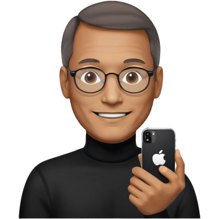 create a founder mode emoji like steve jobs

 emoji
