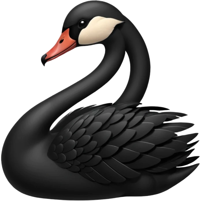 Cisne negro emoji