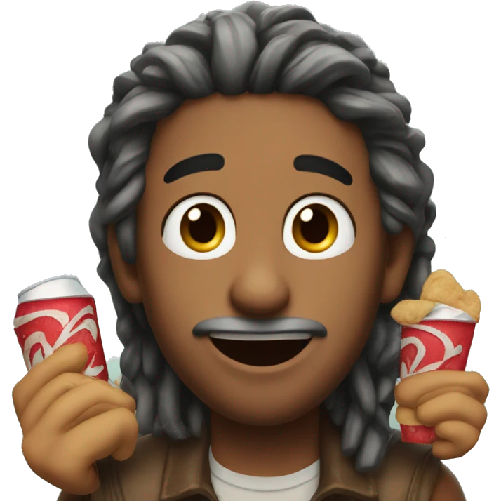 heart eyes and raising canes  emoji