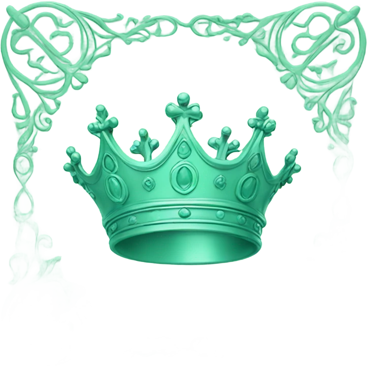 tiffany green crown emoji