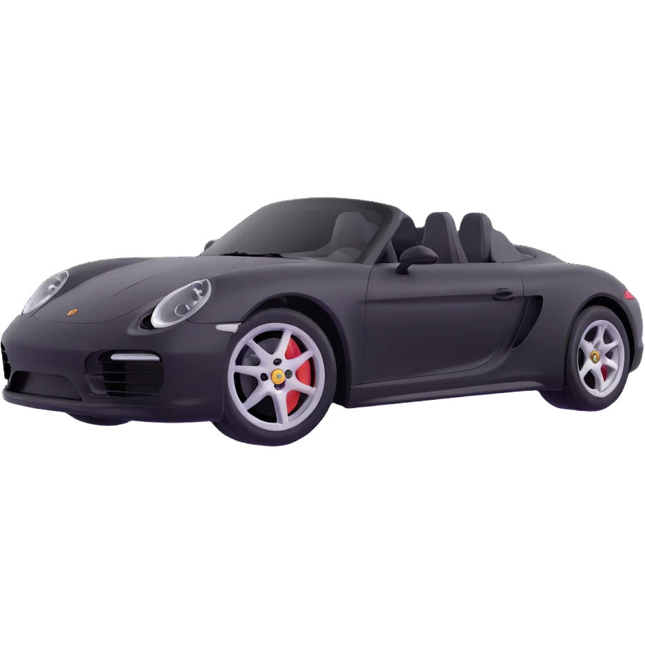 porsche sports car emoji