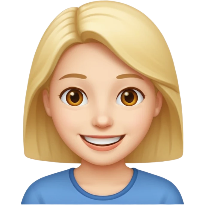 Persona centada feliz emoji